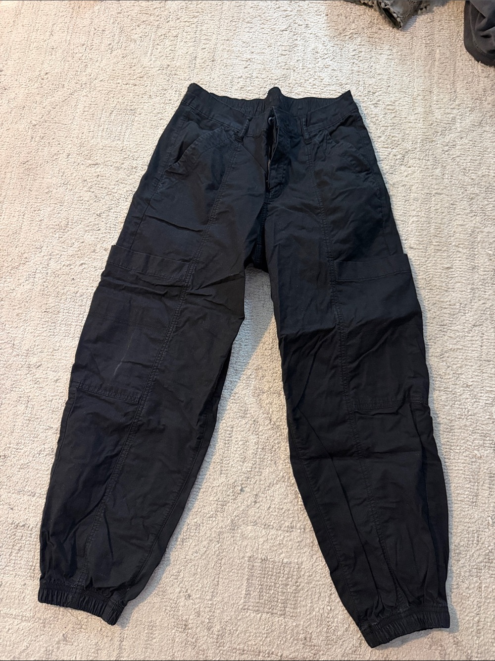 American Eagle Outfitters Black Women's Cargo Joggers
